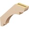 Ekena Millwork 3-inch W x 18-inch D x 18-inch H Olympic Rough Cedar Woodgrain TimberThane Knee Brace, Primed BRCUR03X18X18OLYRCPR - alternate 2